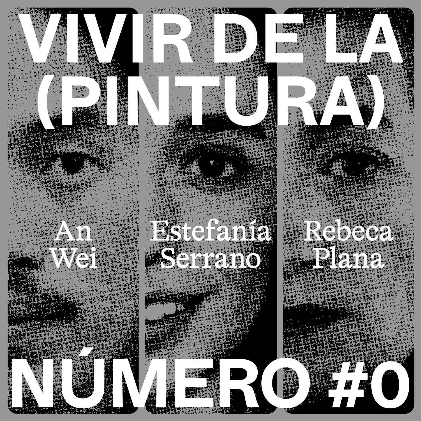 Portada del episodio 0 del ciclo de pintura, en el que se ve a los 3 invitados: An Wei, Estefanía Serrano y Rebeca Plana